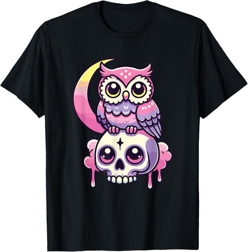 Kawaii Gothic Owl Pastel Colors Gothic Goth Owl