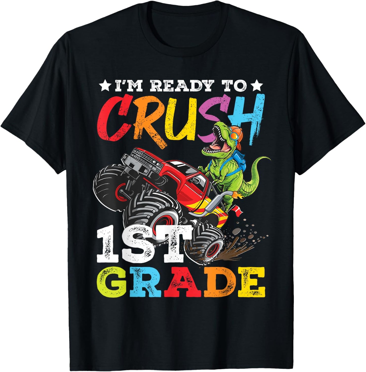 Back To School 1st First Grade T-Shirt - T-Shirt | Black