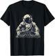 Astronaut DJ Dance Music House Techno Turntable DJ Astronaut T-Shirt - T-Shirt | Black