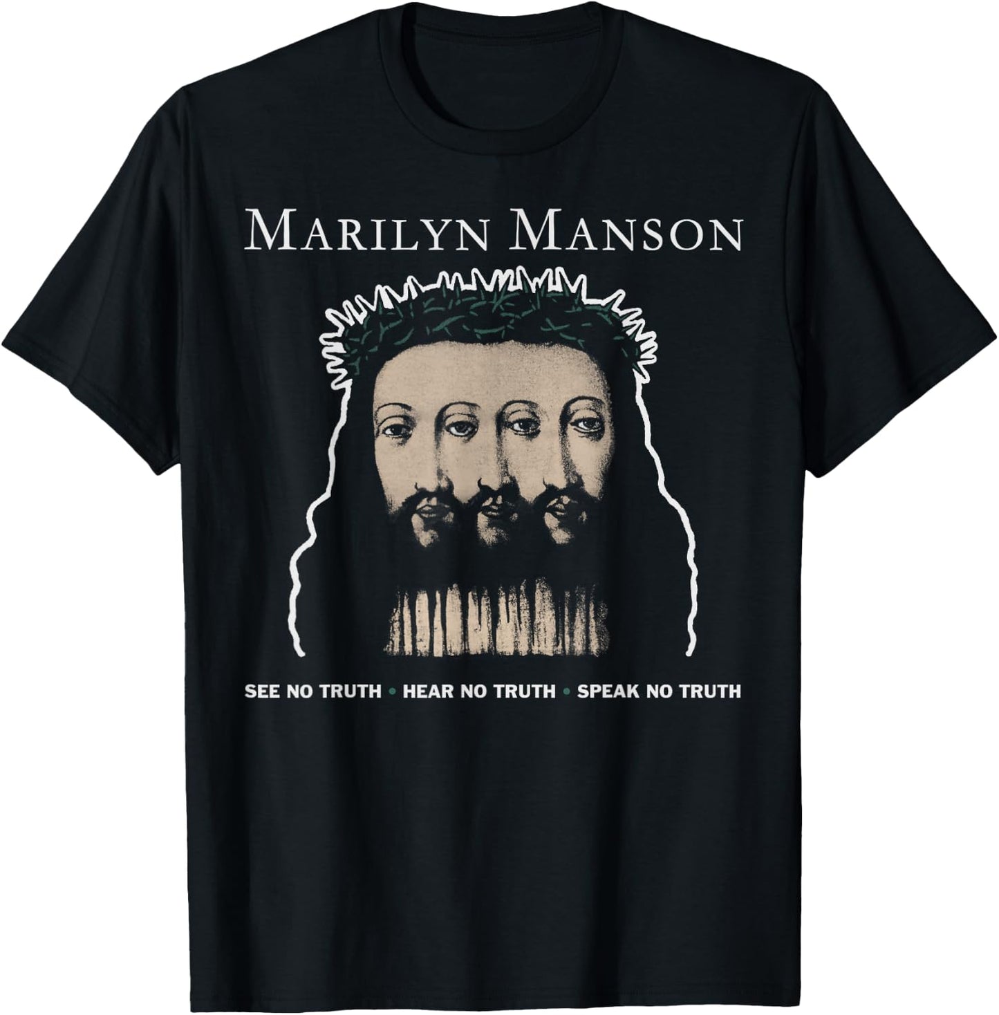 Marilyn Manson – Tripple Jesus T-Shirt - T-Shirt | Black
