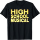 Disney Channel Official High School Musical Movie Logo T-Shirt - T-Shirt | Black