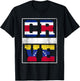 Costa Rica and Venezuela Mix Costa Rican Venezuelan Roots T-Shirt - T-Shirt | Black