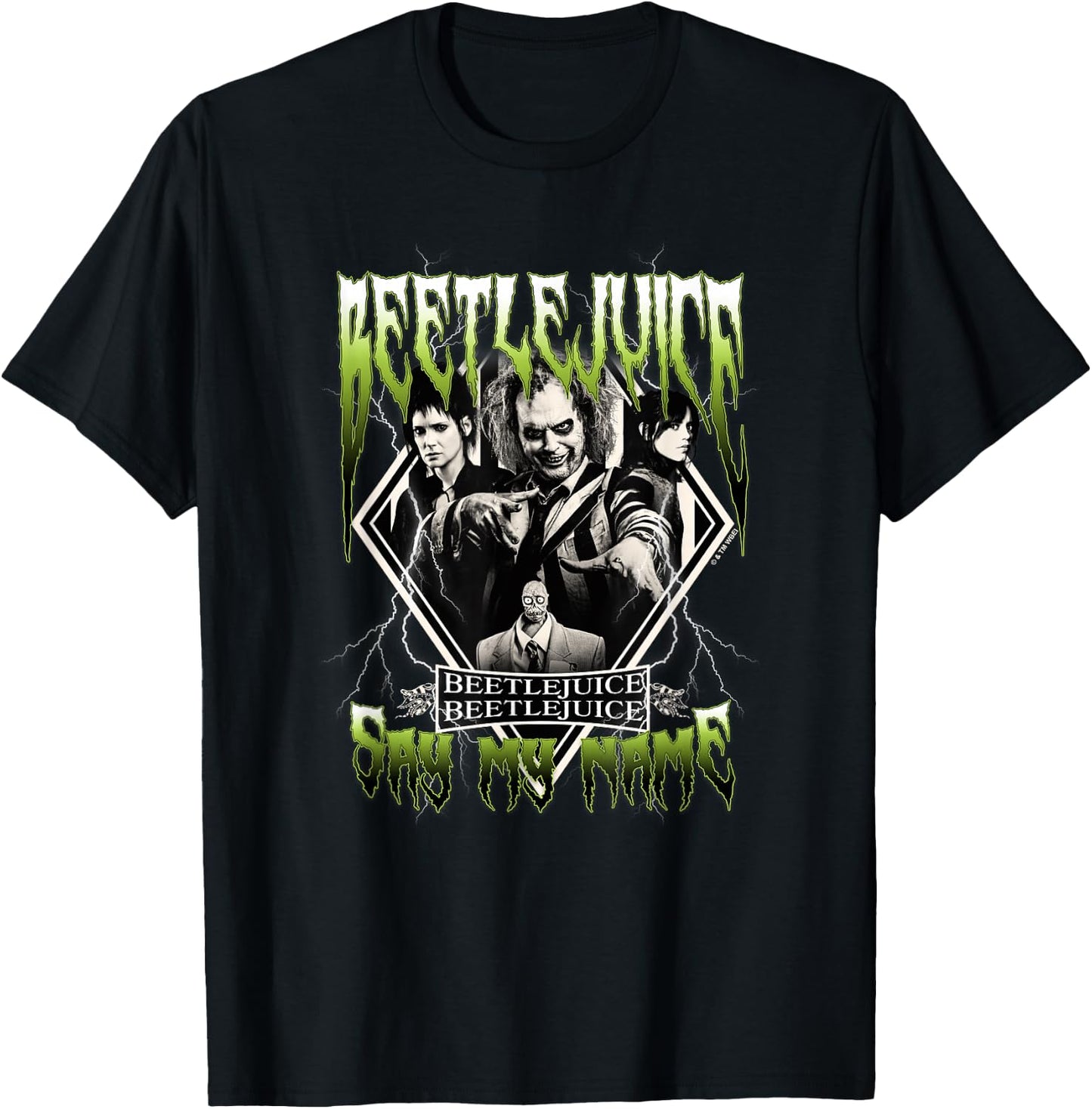 Beetlejuice Group Band T-Shirt - T-Shirt | Black