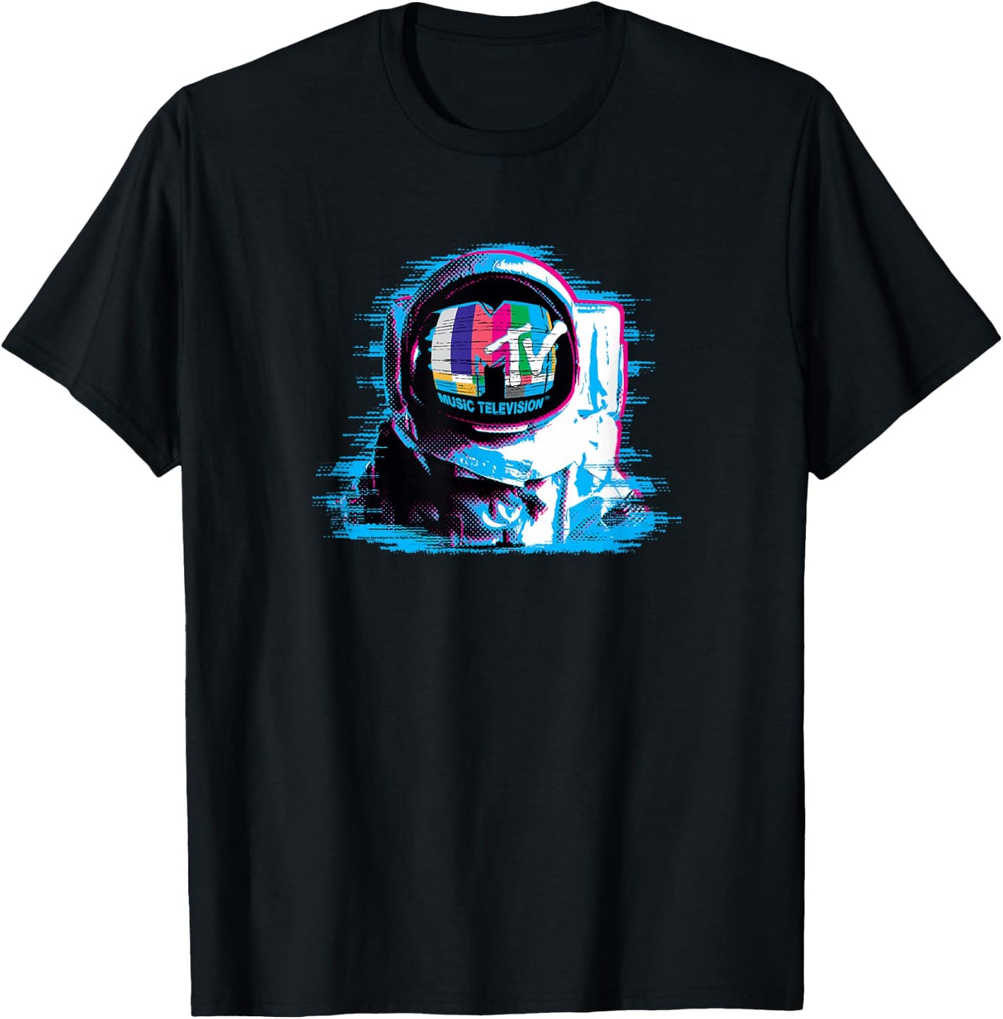 MTV - Astronaut Logo T-Shirt - T-Shirt | Black