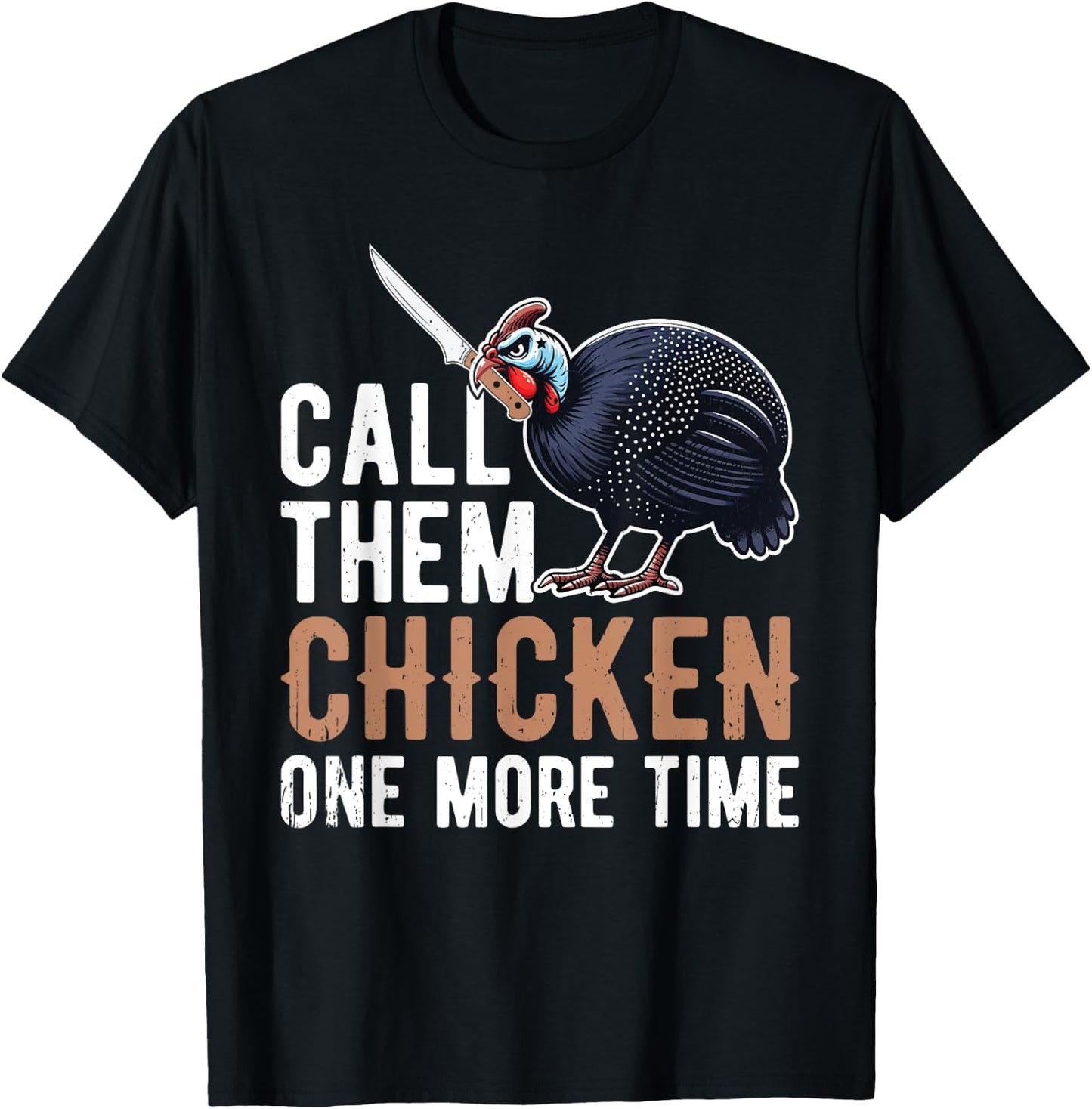Guinea Hen Guinea Fowl T-Shirt - T-Shirt | Black