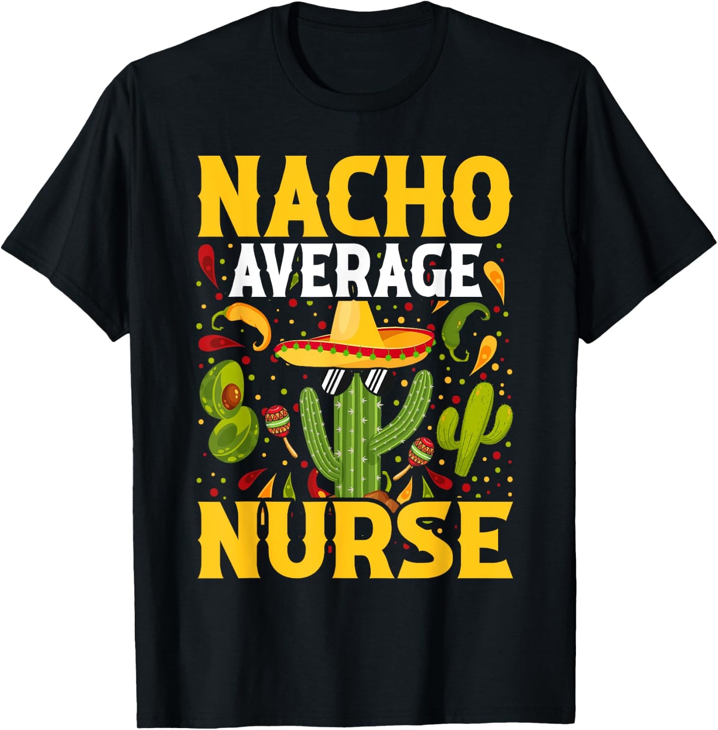 Fun Nursing Appreciation Humor | Funny Female & Male Nurse T-Shirt - T-Shirt | Black