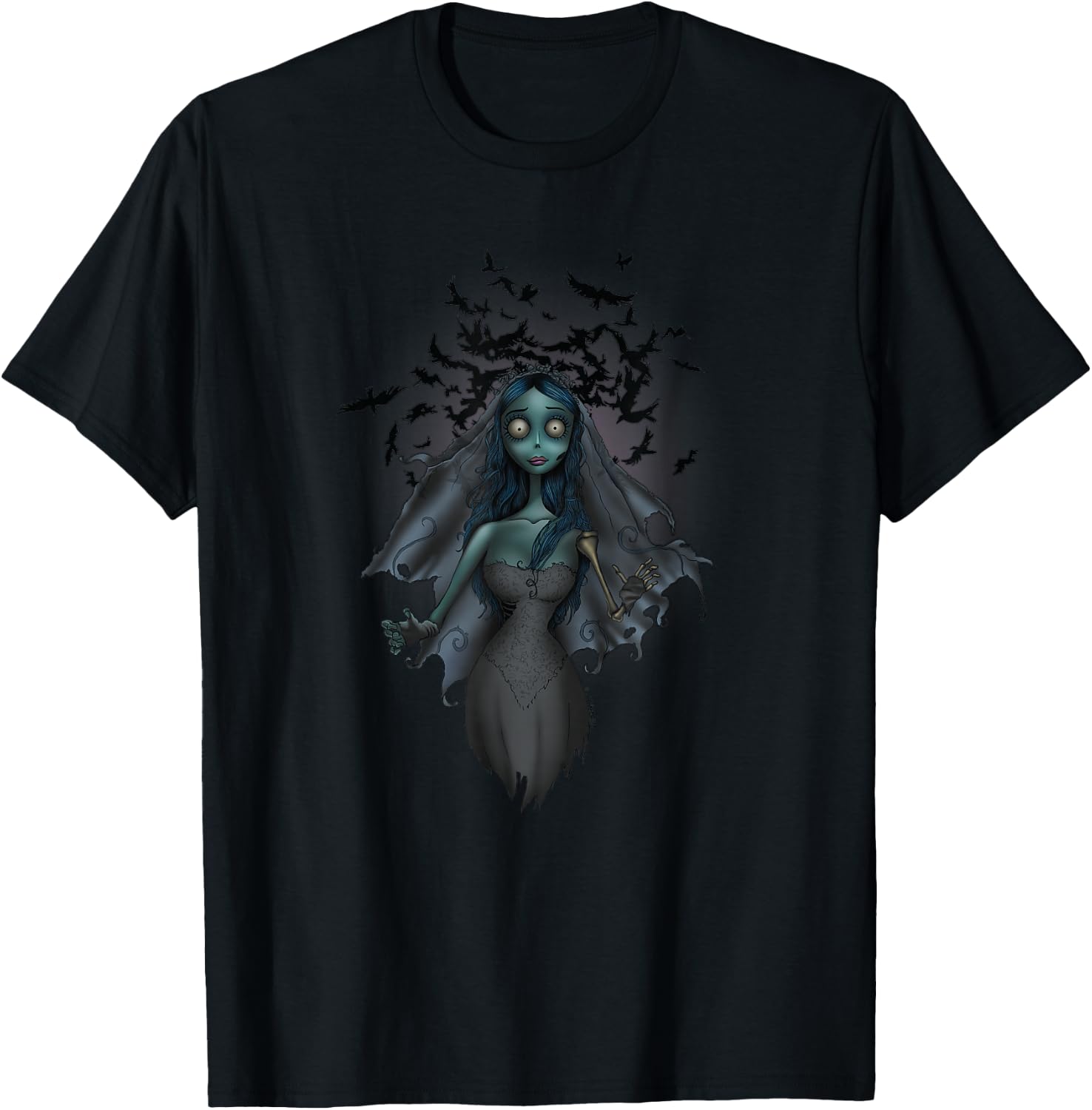 Corpse Bride - Birde Crows T-Shirt - T-Shirt | Black