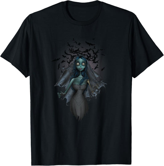 Corpse Bride - Birde Crows T-Shirt - T-Shirt | Black