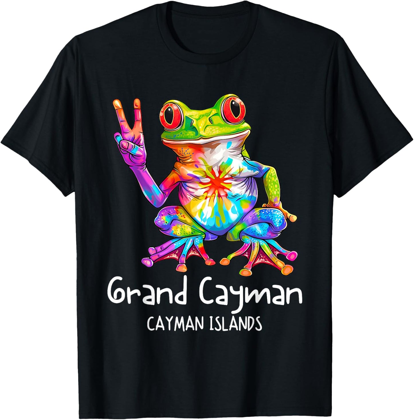 Grand Cayman Souvenir Seven Mile Beach Cayman Islands T-Shirt - T-Shirt | Black
