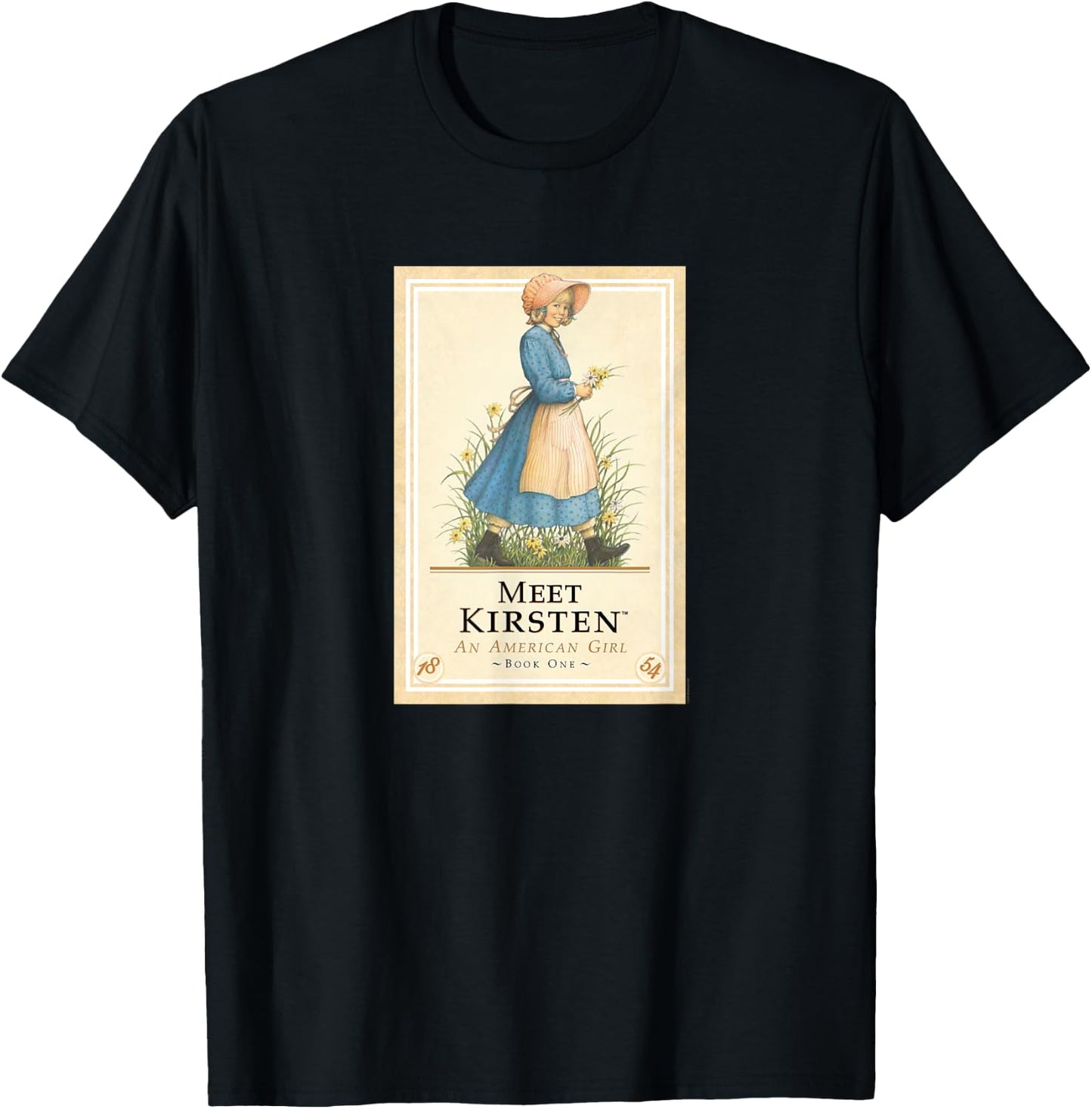 American Girl - Meet Kirsten Book Cover T-Shirt - T-Shirt | Black