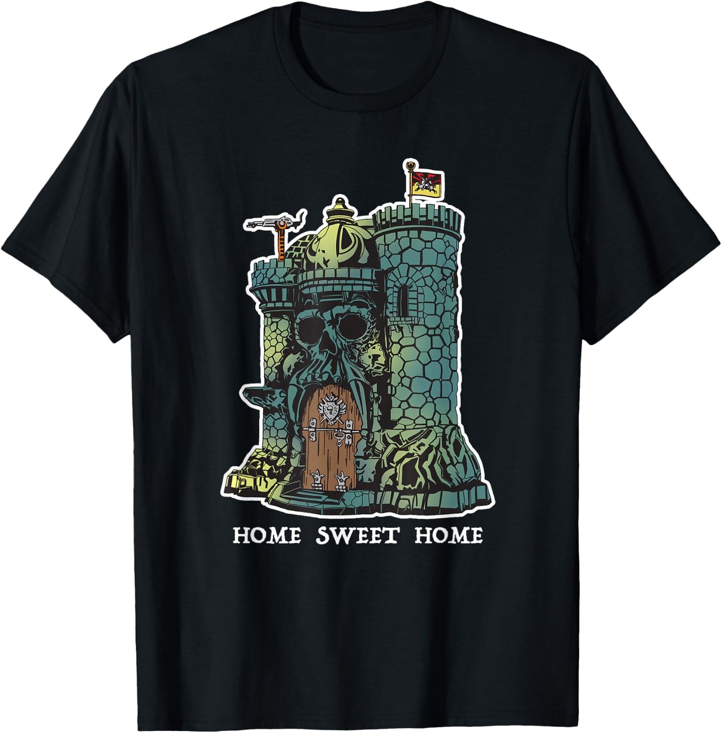 Home Sweet Home He Man Castle Toy 1980 T-Shirt - T-Shirt | Black