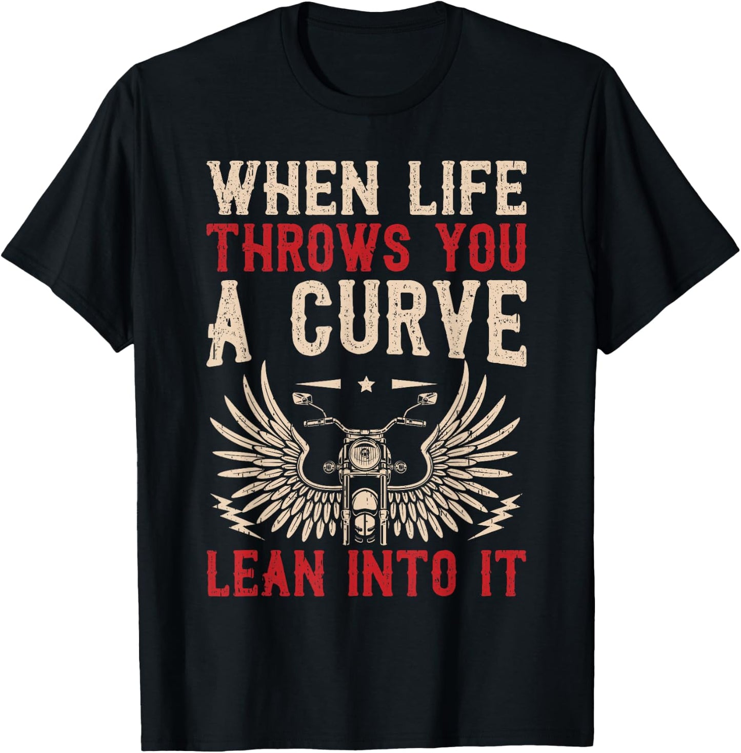 Funny Biker Art Women Motorcycle Motorbike Rider T-Shirt - T-Shirt | Black