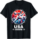 Basketball USA Go USA Team USA Flag 2026 Basketball T-Shirt - T-Shirt | Black