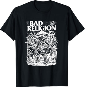 Bad Religion - Official Merchandise - Wasteland T-Shirt - T-Shirt | Black