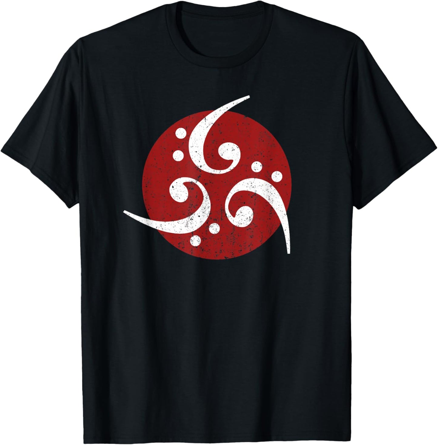 Bass Clef Vintage Bassist Bass Player Art Musician T-Shirt - T-Shirt | Black