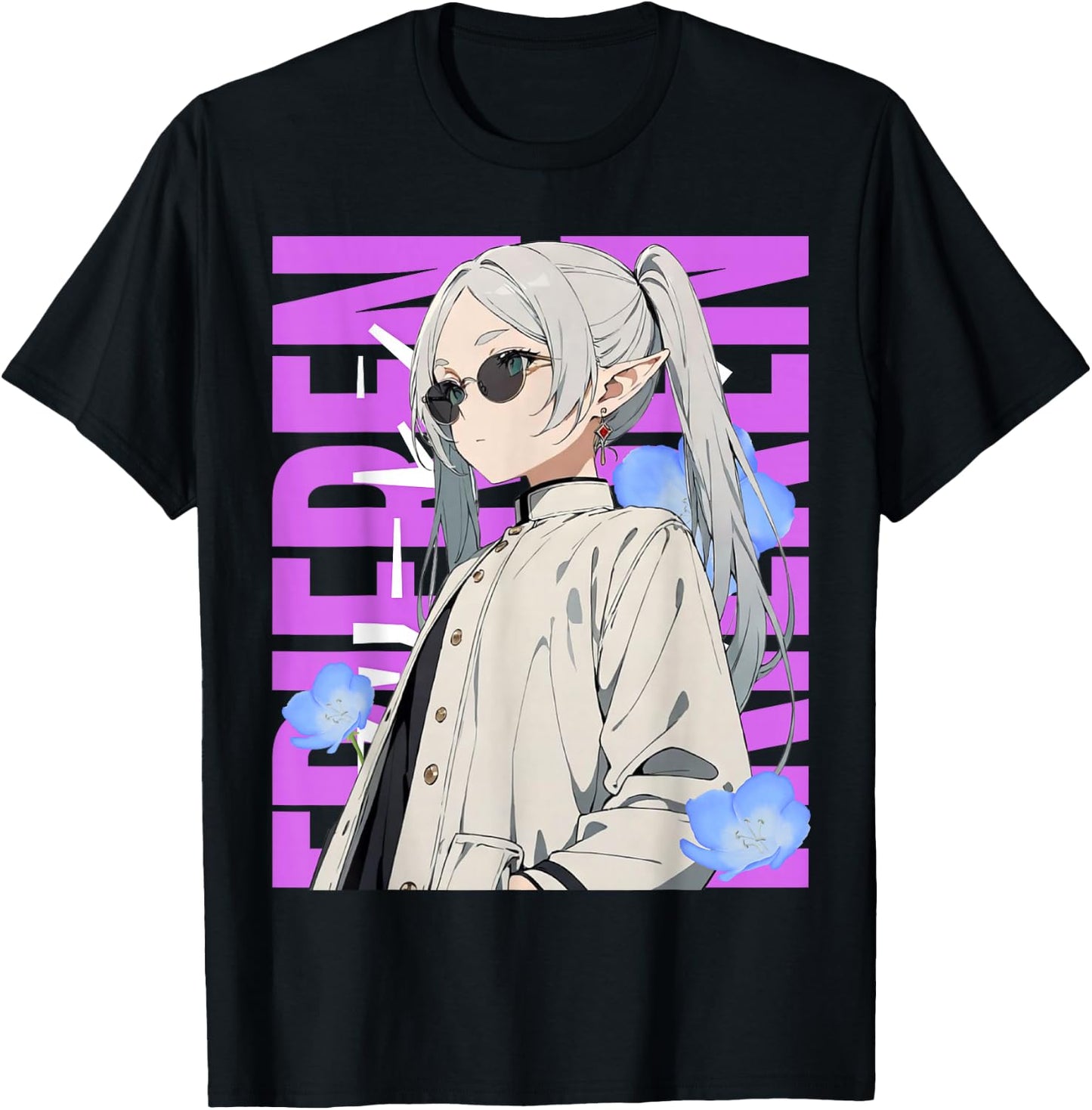 Cool graphic Chill day with frieren T-Shirt - T-Shirt | Black