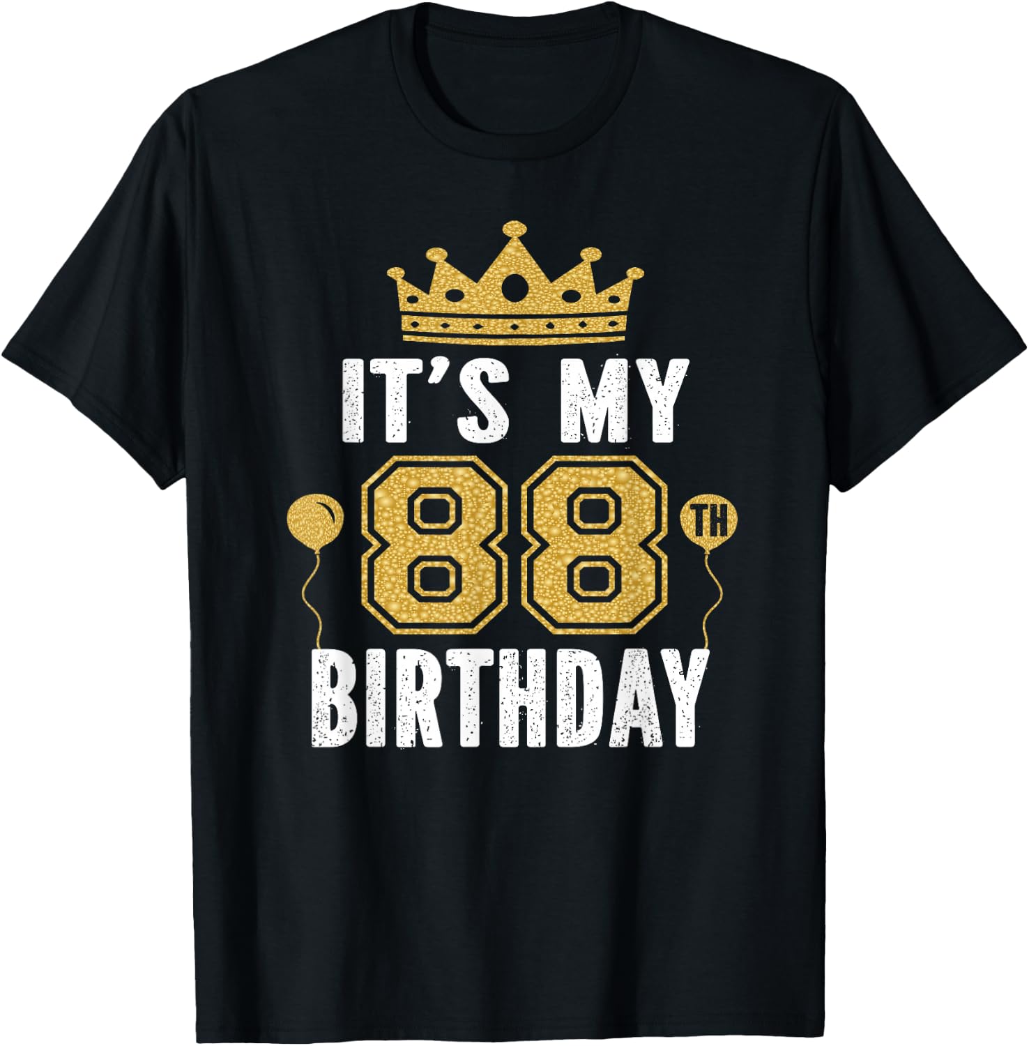 It's My 88th Birthday Gift 88 Years Old Man And Woman T-Shirt - T-Shirt | Black