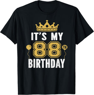 It's My 88th Birthday Gift 88 Years Old Man And Woman T-Shirt - T-Shirt | Black