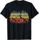 Wildlife Trees Outdoors Nature Retro Forest T-Shirt - T-Shirt | Black