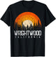 Wrightwood California CA Shirt Vintage 70s 80s Retro Gift T-Shirt - T-Shirt | Black