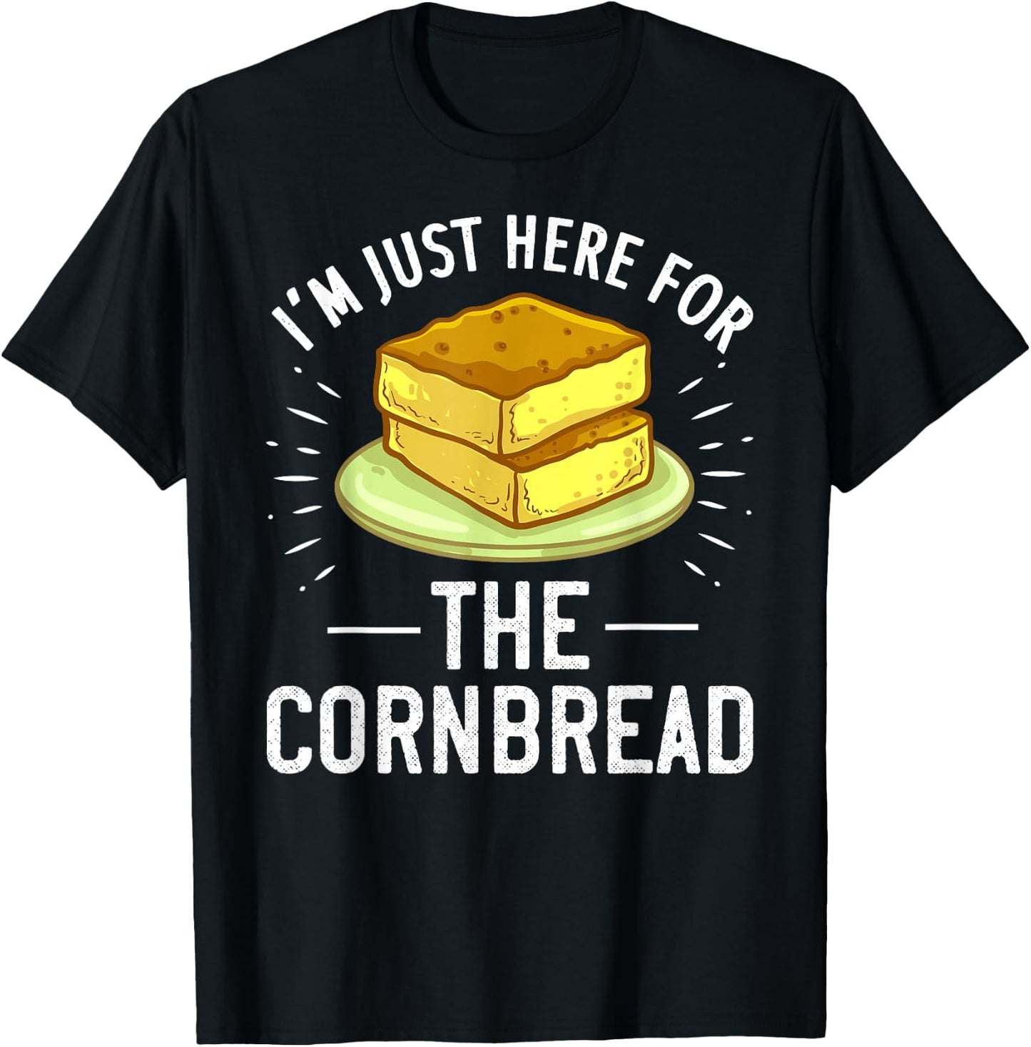 Cornbread Funny Gluten Free T-Shirt - T-Shirt | Black