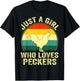 Funny Chicken Owner Farmer Girl Vintage Retro Chicken Lover T-Shirt - T-Shirt | Black