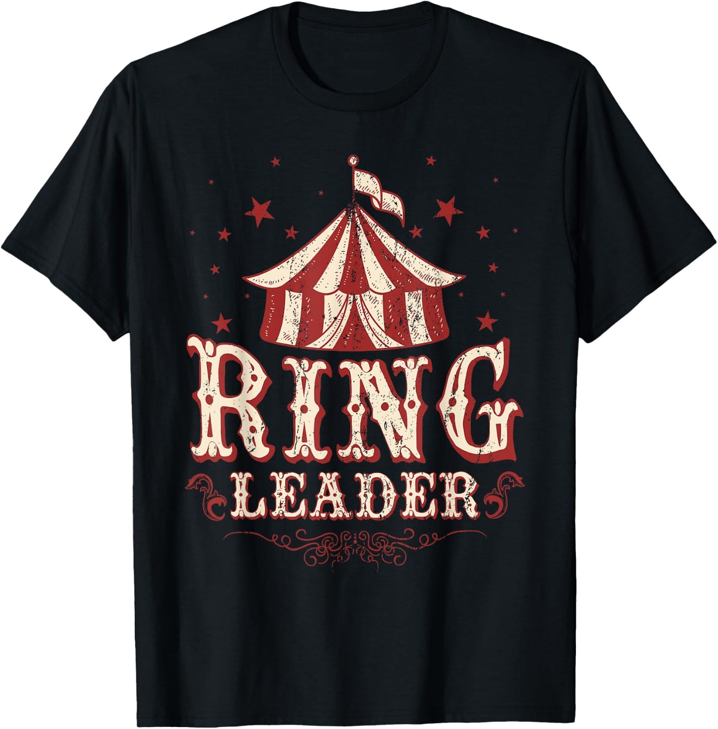 Ringleader Shirt - Vintage Circus Themed Birthday Party T-Shirt - T-Shirt | Black