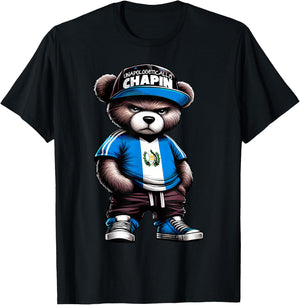 Unapologetically Chapin Guatemala Flag Camisa de Guatemala T-Shirt - T-Shirt | Black