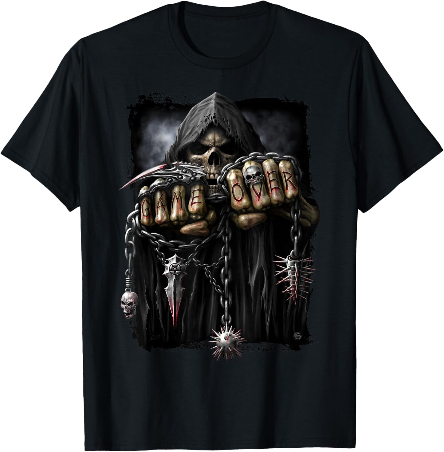 Spiral Original - Game Over - Gothic Reaper T-Shirt - T-Shirt | Black