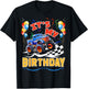 It Is My Birthday Boy Monster Truck Car Party Day Kids Cute T-Shirt - T-Shirt | Black