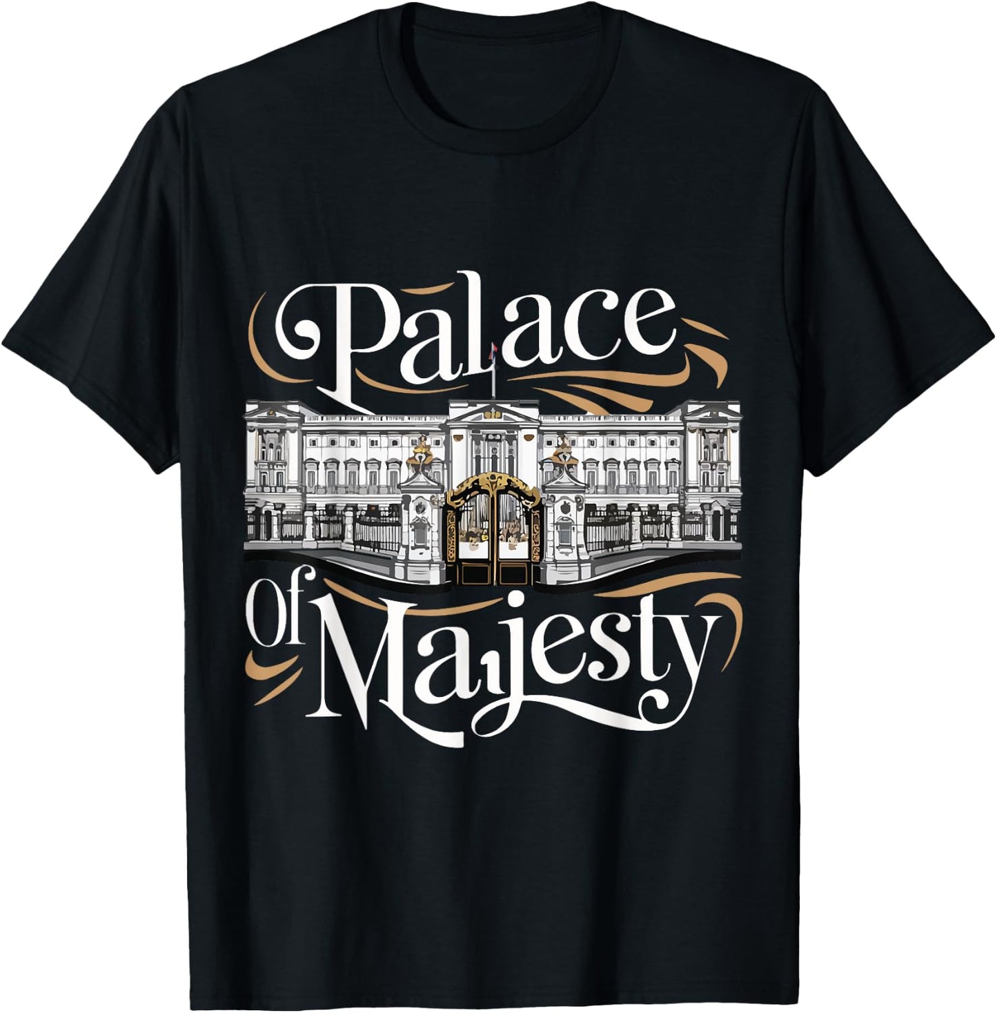 London Palace Buckingham Palace T-Shirt - T-Shirt | Black