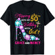 Stepping into my 50th birthday with God's grace & Mercy Lady T-Shirt - T-Shirt | Black