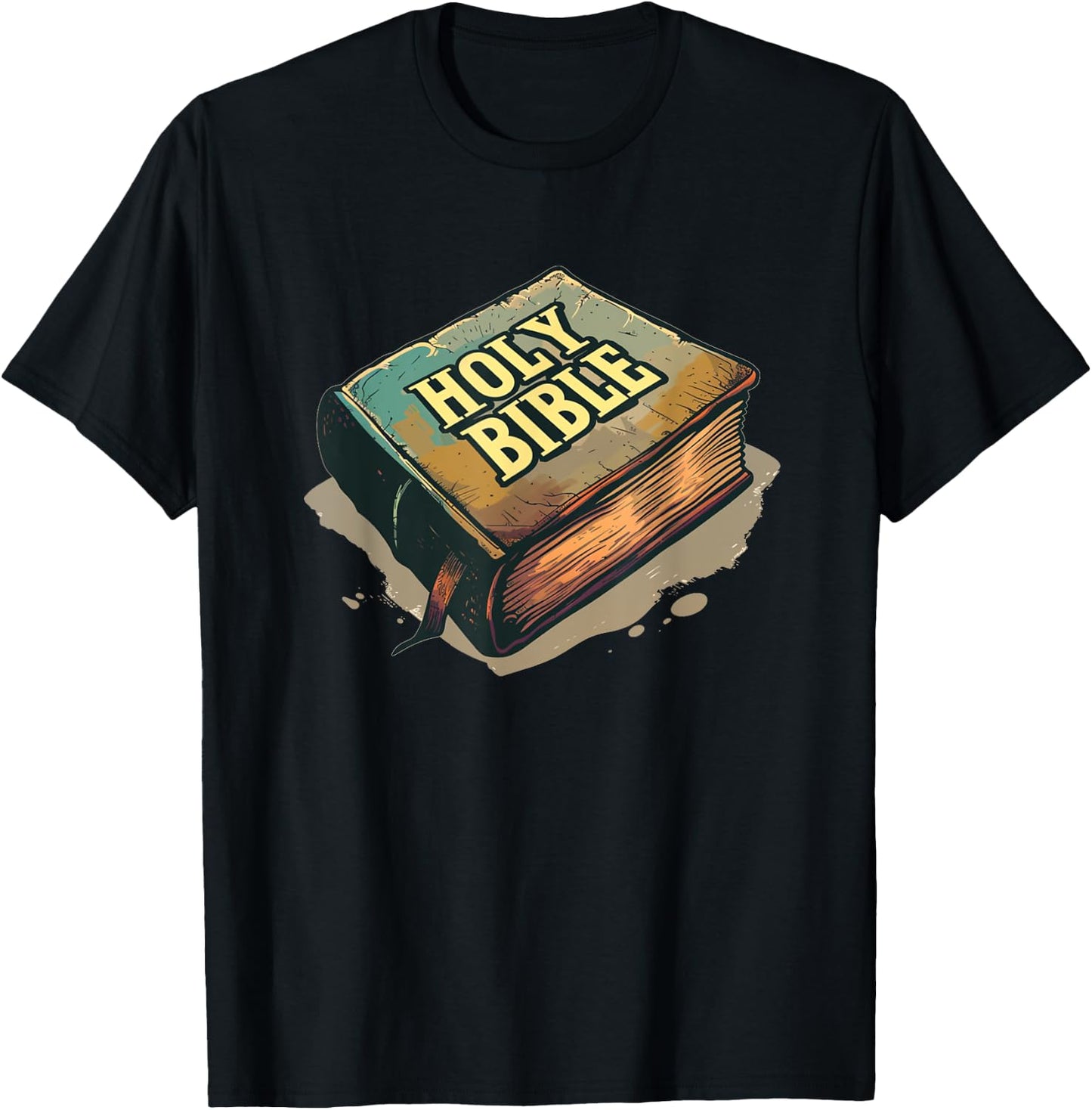 Cool Holy Bible Book Costume for Man and Woman T-Shirt - T-Shirt | Black