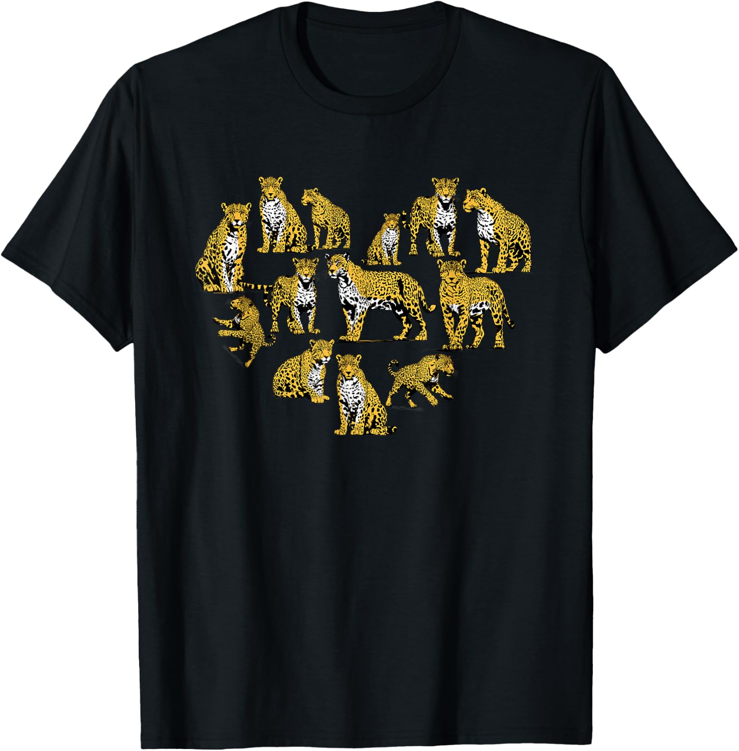 Jaguar Lover Women Wildcat Kids Jaguar T-Shirt - T-Shirt | Black