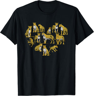 Jaguar Lover Women Wildcat Kids Jaguar T-Shirt - T-Shirt | Black