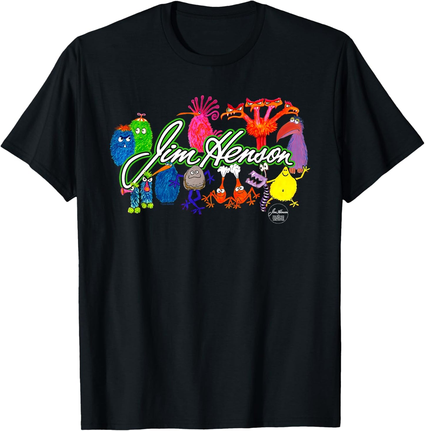 Jim Henson Sketch Collage T-Shirt - T-Shirt | Black