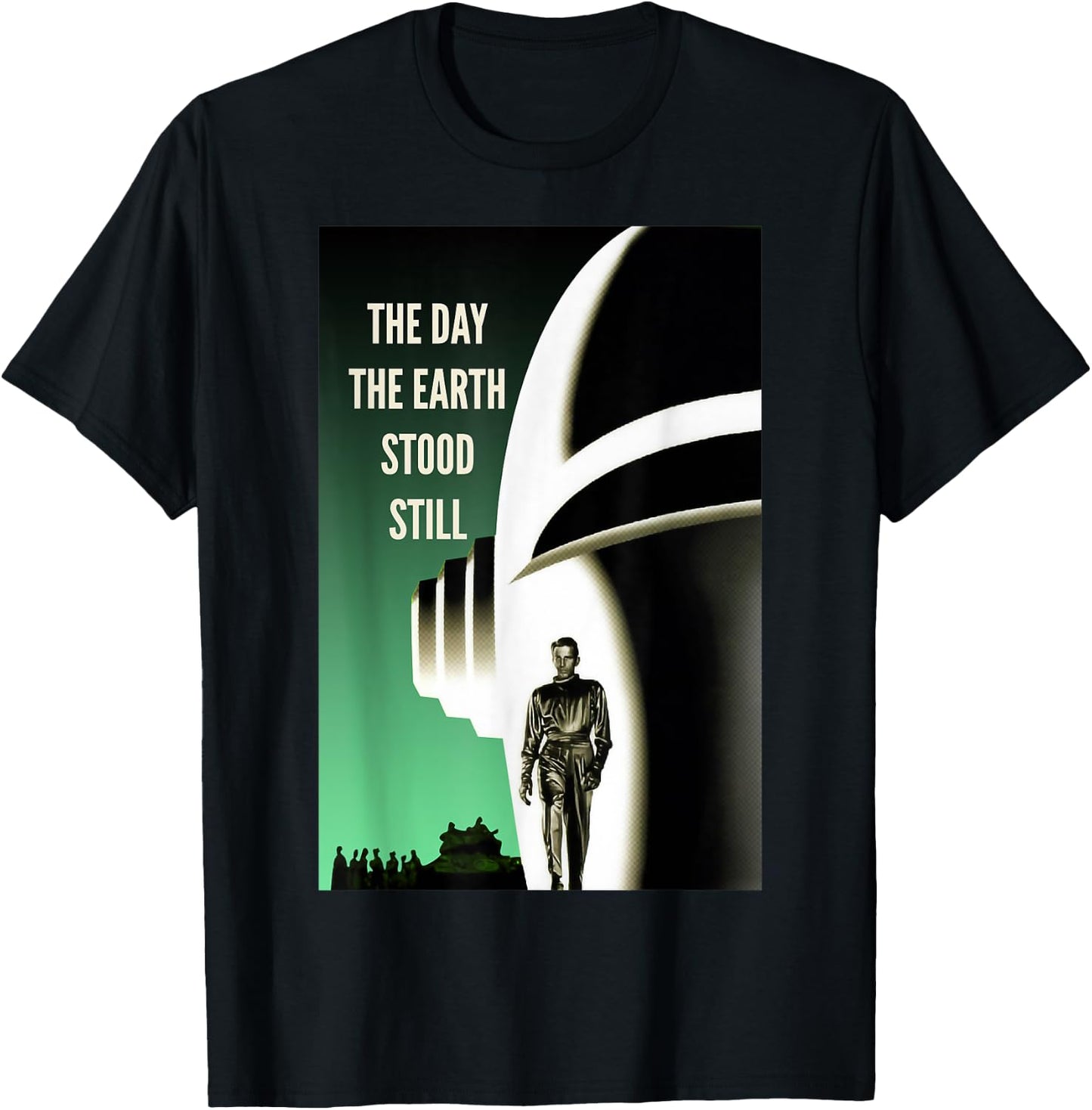 Klaatu Barada Nikto Gort Robot SiFi T-Shirt - T-Shirt | Black