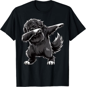 Dabbing Newfoundland Dab Dance Dog Lover Gifts Women T-Shirt - T-Shirt | Black