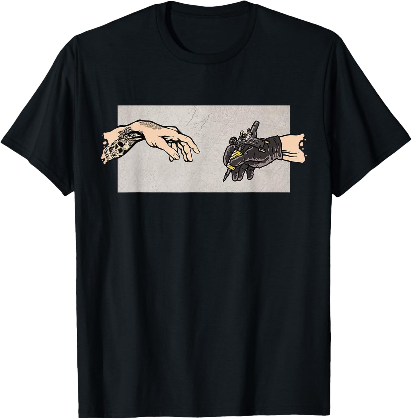 Tattoo Gun Tattoo Artist Funny Tattoo T-Shirt - T-Shirt | Black