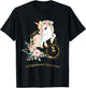 Capricorn Shirt Zodiac Unicorn Sign Astrology Kids T-Shirt - T-Shirt | Black