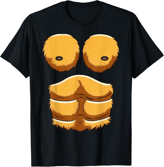 Monkey Gorilla Chest Halloween Costumes T-Shirt - T-Shirt | Black