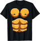 Monkey Gorilla Chest Halloween Costumes T-Shirt - T-Shirt | Black