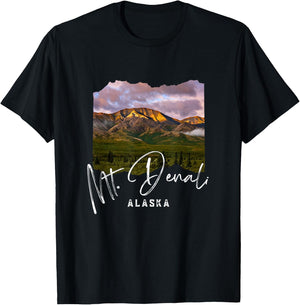 Mount Denali Souvenir / Mt. Denali T-Shirt - T-Shirt | Black