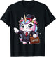 Lawyer Unicorn Kids Girls Women Rainbow Lawyers T-Shirt - T-Shirt | Black