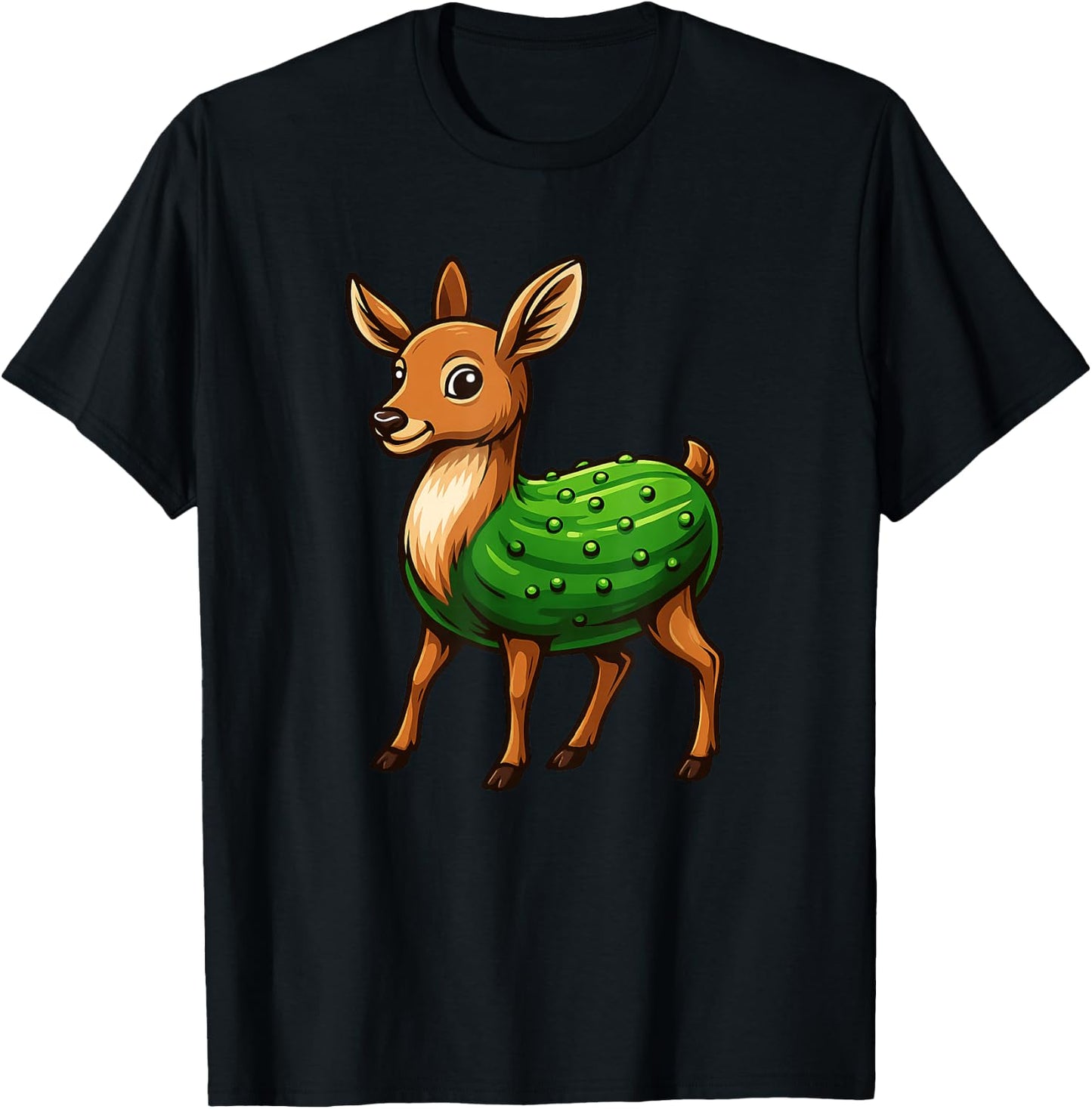 Dill Doe Funny Adult Humor Funny Nature Deer Redneck T-Shirt - T-Shirt | Black