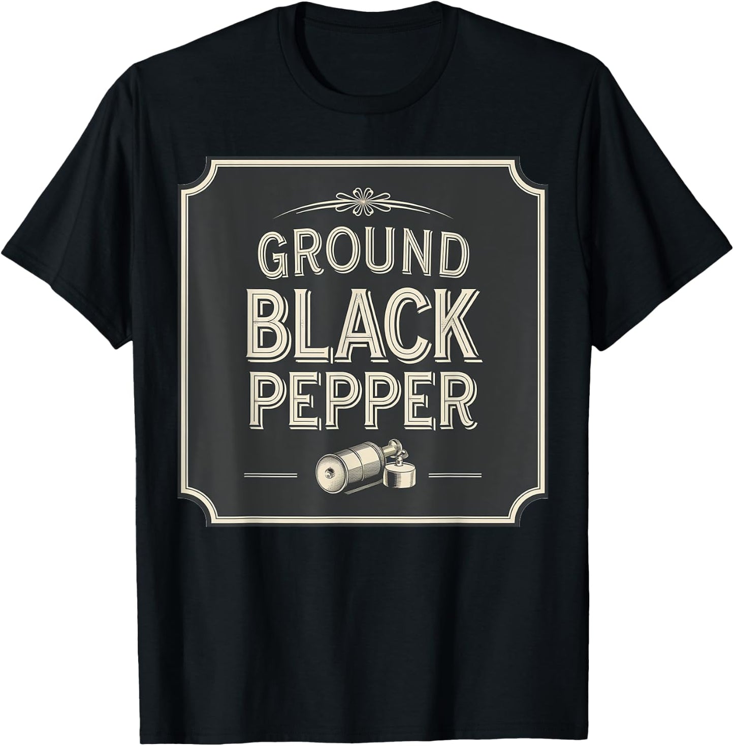 Ground pepper halloween costume, matching halloween T-Shirt - T-Shirt | Black