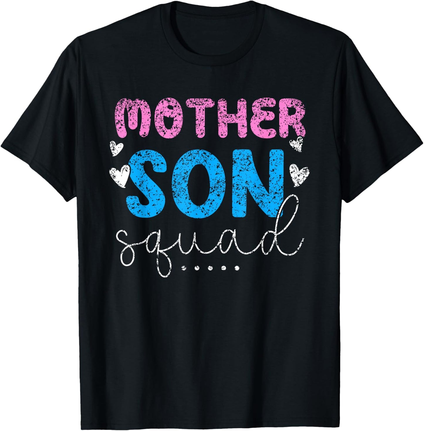 Mother Son Squad Mother's Day Matching Mom Sons Mother Son T-Shirt - T-Shirt | Black
