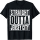 Jersey City - Straight Outta Jersey City T-Shirt - T-Shirt | Black