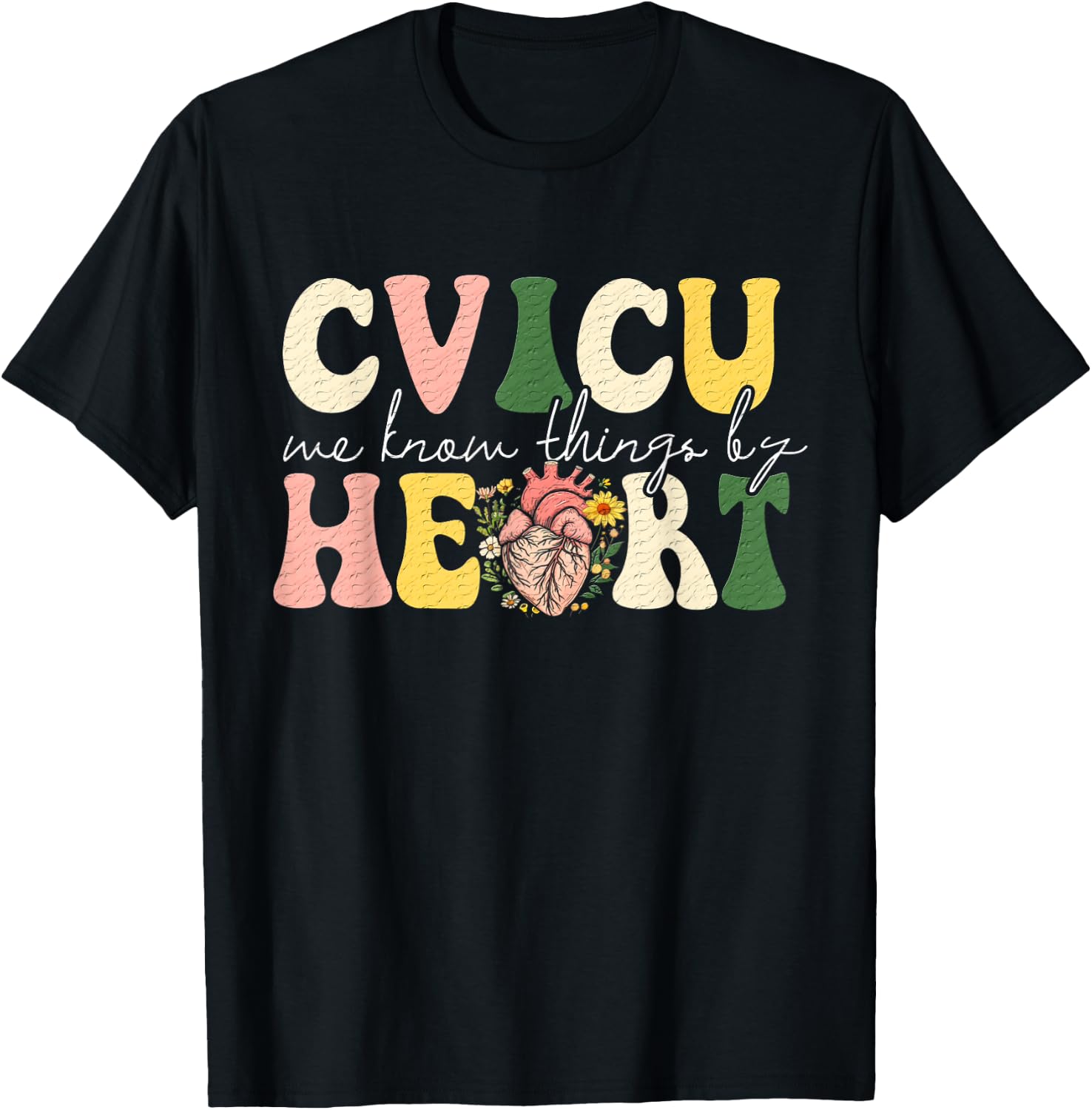 Funny Pun CVICU Nurse Shirt - CVICU T-Shirt - T-Shirt | Black