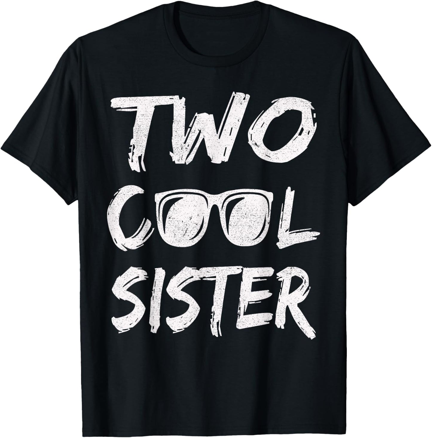 Sister Of The Birthday Boy Two Cool 2nd Bday Family Matching T-Shirt - T-Shirt | Black